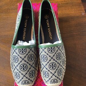 Tory Burch Monogram Espadrilles!